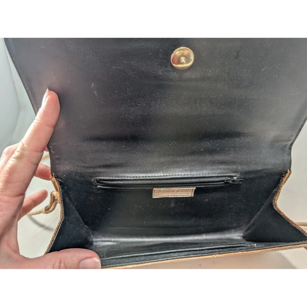 Walborg Snakeskin Clutch Evening Bag Shoulder Bag Made‎ in Philippines
